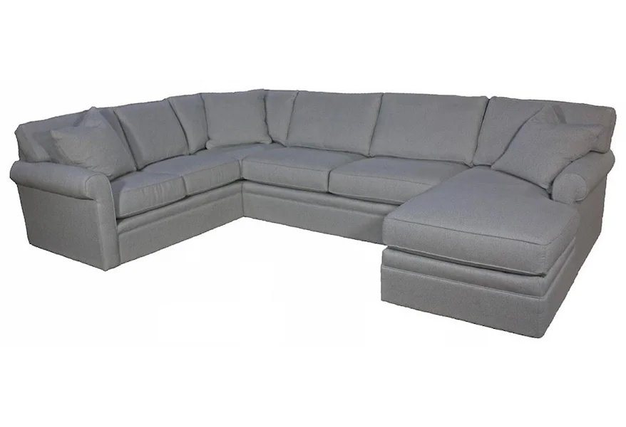 Brentwood 3 PC Sectional by Rowe at Esprit Decor Home Furnishings